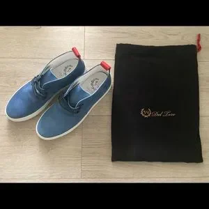 Del Toro | Shoes | Del Toro Chukka In Blue Suede Brand New  display picture 1